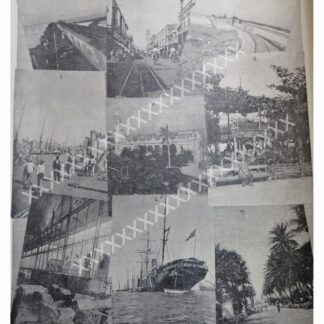 NOTA PRENSA ANTIGUA CIUDAD Y PUERTO DE VERACRUZ 1896