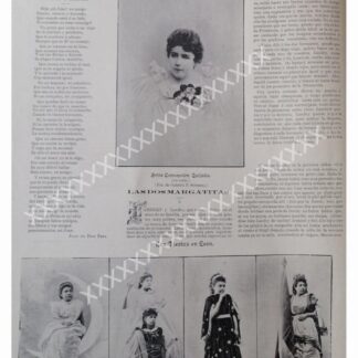 NOTA PRENSA ANTIGUA CONCEPCION QUIJADA DE URES 1896