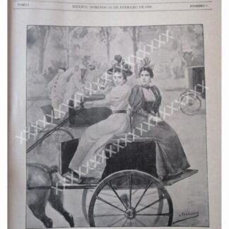 PORTADA ANTIGUA LEANDRO IZAGUIRRE, 1896 FIESTAS