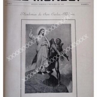 PORTADA ANTIGUA 1895 PAUL DE LA ROCHE, ARTE SACRO