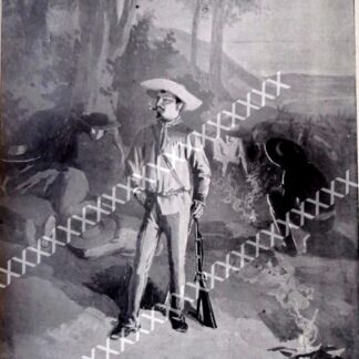 GRABADO ANTIGUO 1896 JESUS MARTINEZ CARRION, GARZON