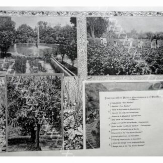 CARTEL ANTIGUO ORIGINAL DE 1897 FERROCARRIL CUERNAVACA /PACIFICO/VER