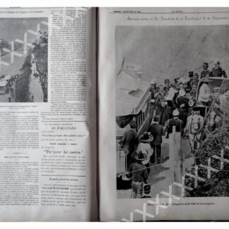 CARTEL ANTIGUO ORIGINAL DE 1897 ATENTADO CONTRA PORFIRIO DIAZ