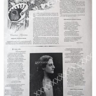 CARTEL ANTIGUO ORIGINAL DE 1897 PIANISTA: MARIA LUISA RITTER.