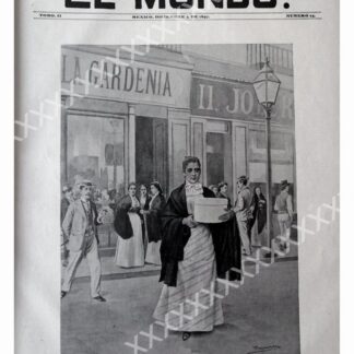 PORTADA ANTIGUA ORIGINAL  1897. JOSE Ma. VILLASANA, LA SALIDA /52