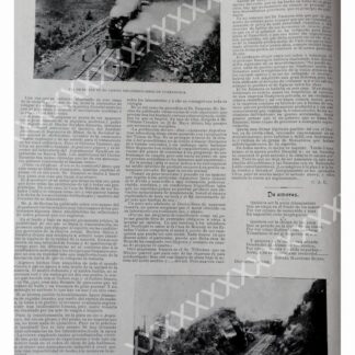 CARTEL ANTIGUO ORIGINAL DE 1897 EL PRIMER TREN DE CUERNAVACA