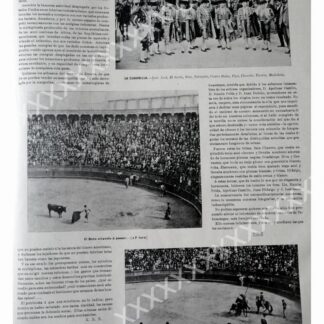 CARTEL ANTIGUO ORIGINAL DE 1897 CORRIDA DE TOROS