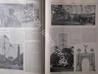 CARTEL ANTIGUO ORIGINAL DE ARCOS DE LA INDEPENDENCIA Y FIESTAS PATRIAS EN VARIOS ESTADOS 1899