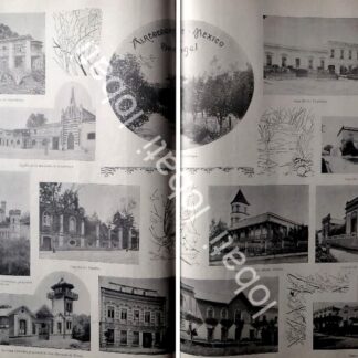 CARTEL ANTIGUO ORIGINAL DE LUGARES Y PARAJES DE SAN ANGEL Y OTROS D.F 1899 / LDM ASM