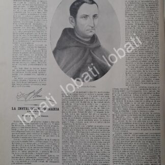 CARTEL ANTIGUO ORIGINAL DE FRAY PEDRO DE GANTE 1899 Y MAS NOTAS