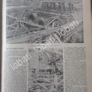 CARTEL ANTIGUO ORIGINAL DE CONTRUCCION DE SISTEMA DE DRENAJE DEL D.F 1899 / LDM