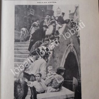 PORTADA ANTIGUA ORIGINAL  ARTISTICA 1899. CURIOSIDAD. POR: L. PASINI