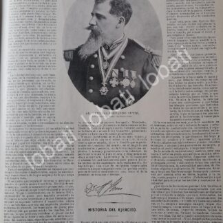 CARTEL ANTIGUO ORIGINAL DE NOTA DEL GENERAL. BERNARDO REYES 1899 /MLT / PLT