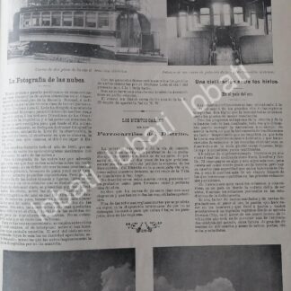 CARTEL ANTIGUO ORIGINAL DE NUEVOS CARROS PARA NUEVO TRANVIA DEL D.F 1899 / TREN