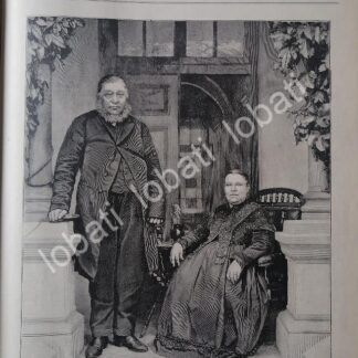 PORTADA ANTIGUA ORIGINAL  1899 PRESINDETE DE TRANVAAL Y SU ESPOSA / PLT