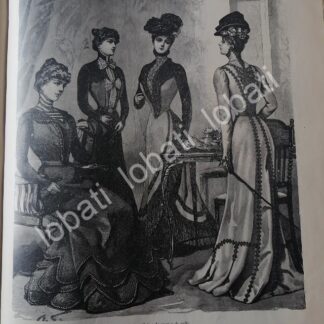 GACETA ANTIGUA DE MODAS 1899. " PAGINAS DE LA MODA " /67