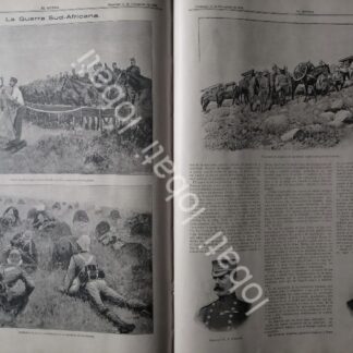 CARTEL ANTIGUO ORIGINAL DE LA GUERRA DE LOS BOERS 1899 / MLT