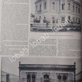 CARTEL ANTIGUO ORIGINAL DE CASAS DEL SIGLO 19. EMILE BERTHIER Y M.E. CABASSUT 1899