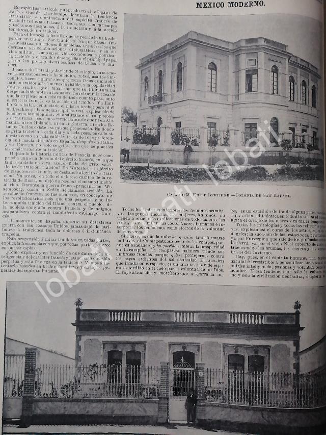 CARTEL ANTIGUO ORIGINAL DE CASAS DEL SIGLO 19. EMILE BERTHIER Y M.E. CABASSUT 1899