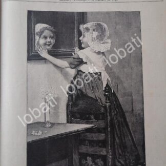 PORTADA ANTIGUA ORIGINAL  1899 POR. TH. CRUST - LA PRIMERA VANIDAD