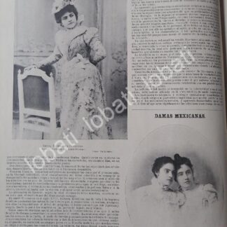 CARTEL ANTIGUO ORIGINAL DE LA ACTRIZ ESPERANZA DIMARIAS 1899 Y MAS NOTAS