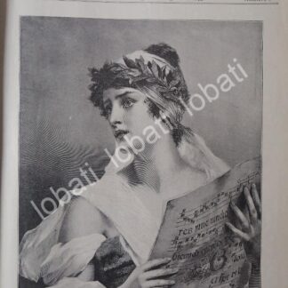 PORTADA ANTIGUA ORIGINAL  ARTISTICA 1899 EL CANTO / ARTE