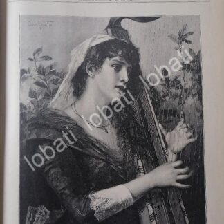 PORTADA ANTIGUA ORIGINAL  DE CONRAD KIESEL 1899 LA INSPIRADA / ARTE