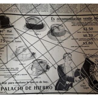 PUBLICIDAD ANTIGUA TIENDA EL PALACIO DE HIERRO 1912 /136
