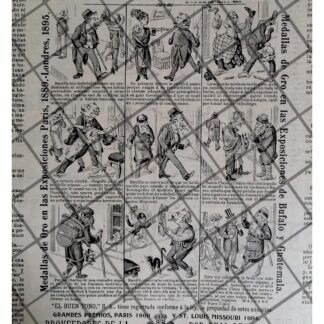 TIRA COMICA ANTIGUA CIGARRERA EL BUEN TONO 1911 /40