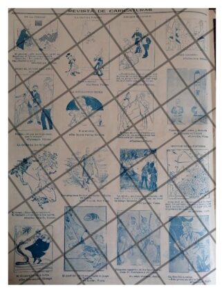 TIRA COMICA ANTIGUA 1912 SATIRA POLITICA