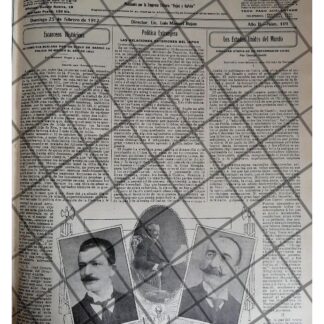 PORTADA ANTIGUA 1912 CANDIDATOS DE JALISCO Y MAS