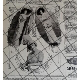 AFICHE ANTIGUO MARIA CONESA TEATRO PRINCIPAL Y MAS 1912