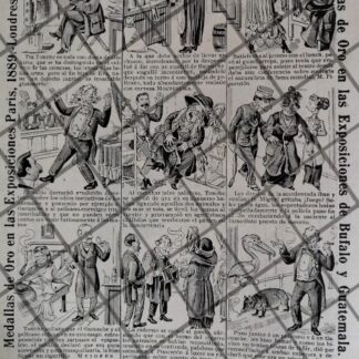 TIRA COMICA ANTIGUA CIGARRERA EL BUEN TONO 1912 /42