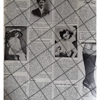 AFICHE ANTIGUO CARLOS MENESES EN CONCIERTOS 1912