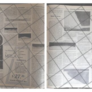 AFICHE ANTIGUO IMAGANES Y PAISAJES DE LA LUNA 1912