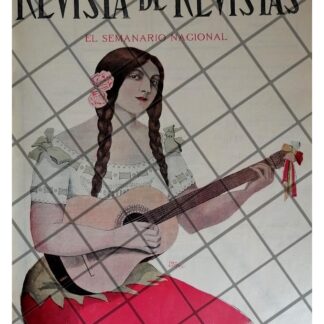 PORTADA ANTIGUA 1912 CANCIONERA. POR: ANTONIO VARGAS