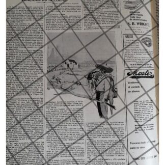 AFICHE INEDITO CUENTO REVOLUCIONARIO/ RAFAEL RUBIO 1912