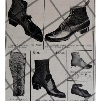 AFICHE PUBLICITARIO ANTIGUO ZAPATERIA DEL ELEFANTE 1912 /4