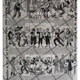 TIRA COMICA ANTIGUA CIGARRERA EL BUEN TONO 1912 /46