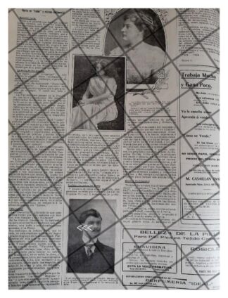 AFICHE ANTIGUO AGUSTIN M. DELAGADO Y BLANCA FOX ETC 1912