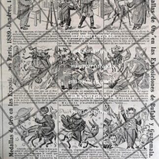 TIRA COMICA ANTIGUA CIGARRERA EL BUEN TONO 1912 /48