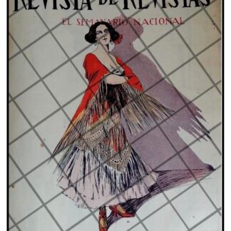 PORTADA ANTIGUA 1912 BAILADORA FLAMENCA