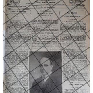 PORTADA ANTIGUA 1912 CARLOS LERDO DE TEJADA Y MAS