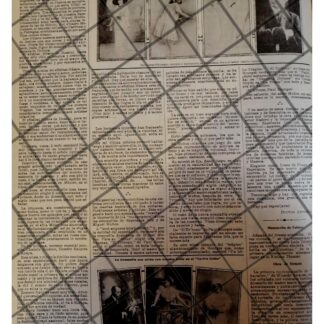 AFICHE ANTIGUO ACTRICES DE TEATRO 1912 LEA DESCRICPION