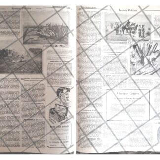 AFICHE ANTIGUO 1912 HECHOS REVOLUCION MEXICANA ETC