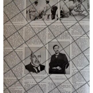 AFICHE ANTIGUO PASCUAL OROZCO Y VICTORIANO HUERTA 1912