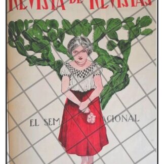 PORTADA ANTIGUA 1912 NIÑA INDIGENA Y NOPALERA