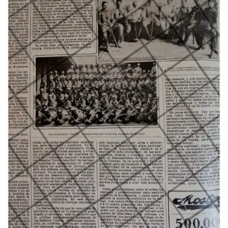 AFICHE ANTIGUO ALBERTO BRANIFF EN LA REVOLUCION 1912