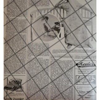 AFICHE ANTIGUO, PIANISTA LEONOR ROESCH Y MAS 1912