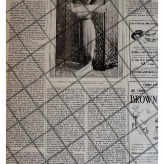 AFICHE ANTIGUO, ESTER SCOZZI DEBUTA EN MEXICO 1912 Y MAS